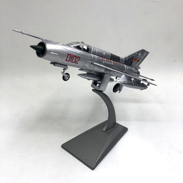 Military Model Toys PLAAF MiG-21 Fishbed Fighter Diecast Metal Plane Aircraft airplane AV8R